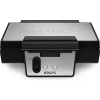 Krups Waffeleisen Iconic , Elegantes Waffeleisen für dicke und leckere Gourmet-Waffeln, 1 Waffeleisen