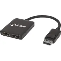 Manhattan 2-port Display 4k@30Hz schwarz