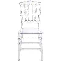 Vente-unique Stuhl 2er-Set - Polycarbonat - Kristall - AMBELON