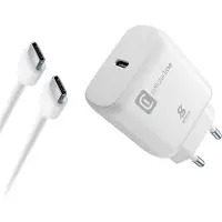 Cellularline Super Fast Charger Kit 25W - USB-C to USB-C - Samsung, Drinnen, AC, 1 m, Weiß