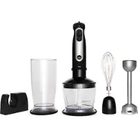 Wilfa Stabmixer ESSENTIAL mit Zubehör-Set SM-1FP schwarz