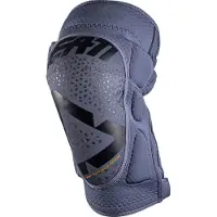 Leatt 3DF 5.0 Zip Dunkelblau Motocross Knieprotektoren Größe 2XL