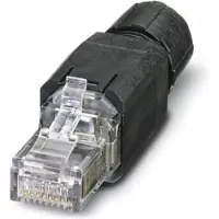 Phoenix Contact 1658008, RJ-45, Schwarz, Transparent, Polyamid, Cat5, Kupfer, IP20