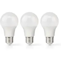 Nedis LED-Lampe E27 - A60 - 11 W - 1055 lm - 2700 K - Warmweiss - Retro Style - Matte lampe - 3 Stück