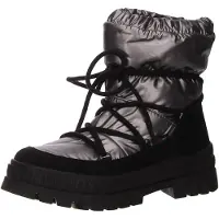 Rieker Stiefel bequem warm gefüttert in grau, Gr. 39