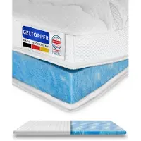 AM Qualitätsmatratzen Premium Gelschaum Topper RG50 Made in Germany 200x210cm