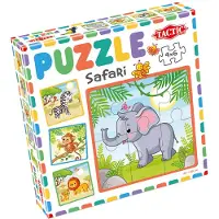 Tactic Puzzle Mein Erstes Puzzle Safari, 4x6 Teile