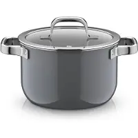WMF Fusiontec Mineral Pro, Kochtopf mit Deckel, 20 cm, Platinum 3201114118 4000530760135