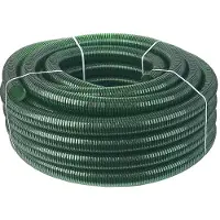 Bevo 25m Spiralschlauch 25mm Saugschlauch Pumpenschlauch Ansaugschlauch Förderschlauch PVC 6bar grün Typ Multi-Purpose