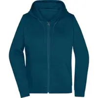 James & nicholson Damen Kapuzen Sweatjacke JN755 petrol 3XL