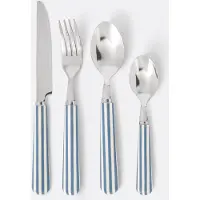 La redoute interieurs Menagerie 16 Besteckteile Mit Gestreiften Griffeln, Leela