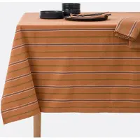 La redoute interieurs Tischdecke Hortense, Baumwolle Mit Webstreifen