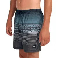 O'Neill ONeill Badeshorts "ONEILL LOGO STRIPE 16 SWIMSHORTS" mit Seiten- und Gesäßtaschen, superschnell trocknend, aus Polyester