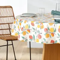 La redoute interieurs Runde Tischdecke Citron Aus Beschichteter Baumwolle