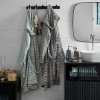 La redoute interieurs Bademantel Malo, Kapuze, Schlingenfrottee, 400 G/m²
