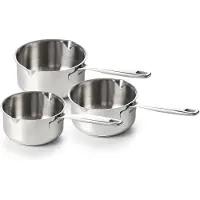 Beka Serie von 3 edelstahl 16/18 / 20cm töpfen 15026974