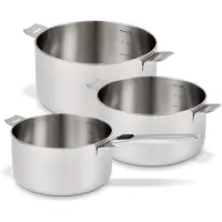 Beka Serie mit 3 edelstahltöpfen 16/18/20 cm 101210