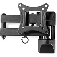Nedis TVWM1510BK Vollbewegliche-TV-Wandhalterung 13-27 Zoll bis 15 kg kippbar