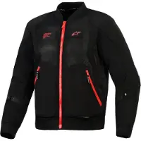 Alpinestars Flight Air Motorrad Textiljacke, schwarz/rot, 3XL