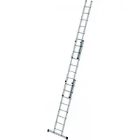 MUNK Günzburger Steigtechnik MUNK Schiebeleiter mit Traverse 3x8 Sprossen