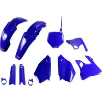 Ufo Yamaha Yz 125/250 1996-1999 Yakit294f-089 Fork Protectors & Plastikbausatz Blau Blau One Size
