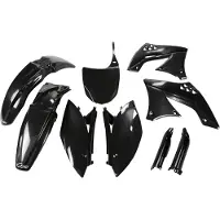 Ufo Kawasaki Kxf 450 2009-2011 Kakit213f-001 Fork Protectors & Plastikbausatz Schwarz Schwarz One Size