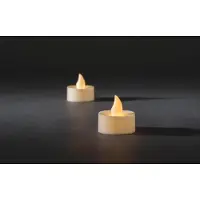 Konstsmide 1980-100, LED, 2 Glühbirne(n), 0,06 W, Warmweiß, Weiß, Kunststoff