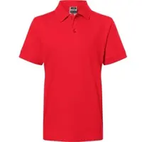 James & nicholson Kinder Piqué Polo JN070K signal red M (122/128)