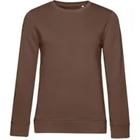B&C Damen Bio Sweater Inspire Crew Neck Sweatshirt WW32B mocha M