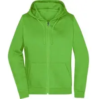 James & nicholson Damen Kapuzen Sweatjacke JN755 lime green XS