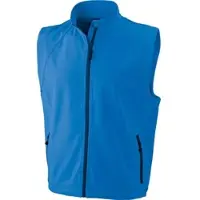 James & nicholson Herren 3-Lagen Softshell Gilet Bodywarmer JN1022 azur XXL