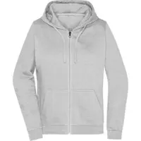 James & nicholson Damen Kapuzen Sweatjacke JN755 grey heather L