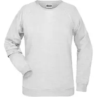 James & nicholson Damen Raglan Sweater Sweatshirt 8021 ash (heather) S