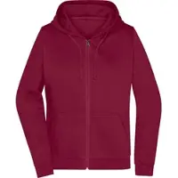 James & nicholson Damen Kapuzen Sweatjacke JN755 wine S