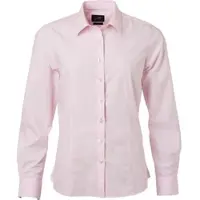 James & nicholson Damen Popeline Bluse langarm JN677 light pink L