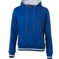 James & nicholson Damen Club Kapuzen Sweater Hoodie JN777 royal/white XXL
