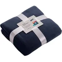 James & nicholson Fleece Decke JN950 navy one size