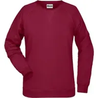 James & nicholson Damen Raglan Sweater Sweatshirt 8021 wine L