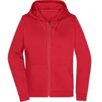 James & nicholson Damen Kapuzen Sweatjacke JN755 red XXL