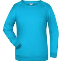 James & nicholson Damen Raglan Sweater Sweatshirt JN793 turquoise XL