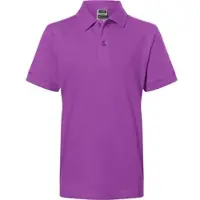 James & nicholson Kinder Piqué Polo JN070K purple XXL (158/164)