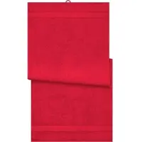 Myrtle beach Bio Badetuch MB445 red 100 x 150 cm