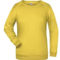 James & nicholson Damen Raglan Sweater Sweatshirt JN793 yellow 3XL