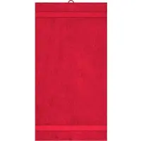 Myrtle beach Bio Handtuch MB442 red 50 x 100 cm