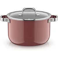 WMF Fusiontec Mineral Pro, Kochtopf mit Deckel, 24 cm, Rose Quartz 3201114143 4000530760395