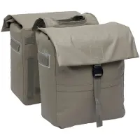 New Looxs Doppelpacktasche Leeds Double Taupe 2x 19,5 l - stilvolle, wetterfe...