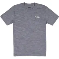 Mons Royale Mens Icon Merino Tee-shirt grey heather (710) M