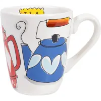 Blond Amsterdam Becher Gemütliche Tage - Zeit für Tee in Bunt - 350 ml | Gr.: onesize