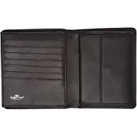 Golden Head Leder Geldbörse Polo RFID Protect Billfold Coin Wallet Black schwarz