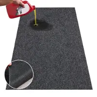 Vevor Garagenbodenmatte 2692,4 x 6705,6 x 2,4 mm Werkstattboden 820-850 g/m² Garagenboden Filz &amp; TPE Öl Auffangmatte Garagenmatte Servicematte Bodenschutz Bodenplatten für Garage